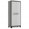 KETER Armoire Haute Utilitaire TITAN - Noir et Gris - 80 x 44 x 182 cm