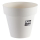 PLASTIKEN Pot de fleurs Tes - 32 cm - Blanc