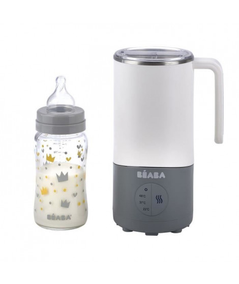 BEABA Milk Prep : Préparateur boisson - Gris/blanc