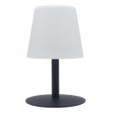 LUMISKY Lampe de table LED sans fil Standy Mini Rock - H 25 cm - Gris et blanc