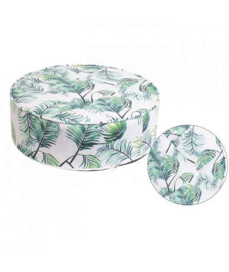 TOTALLY ADDICT Pouf Rond Tropical - 50 cm M2