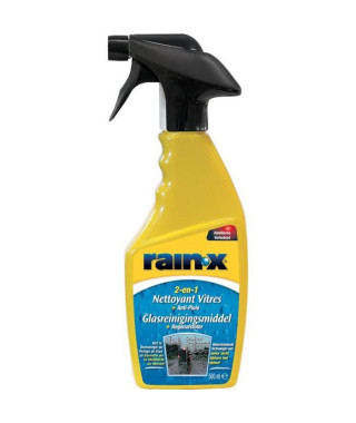 Rain-X 2 en 1 Nettoyant Vitres Déperlant - 500 ml