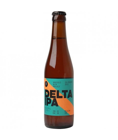 BRUSSELS BEER PROJECT - Delta IPA - Biere Blonde - 6,5° - 33 cl
