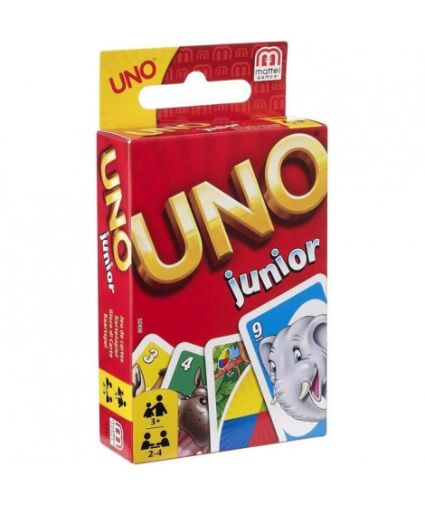 UNO Junior - 52456 - Jeu de Société - 3 ans et +