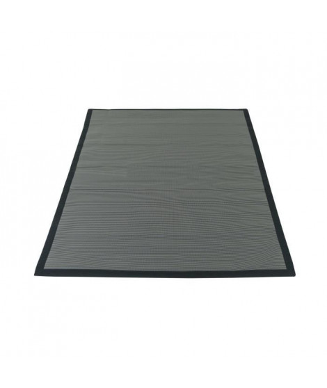 Tapis de protection pour barbecue - En polypropylene recyclé - 120 x 180 cm - Noir