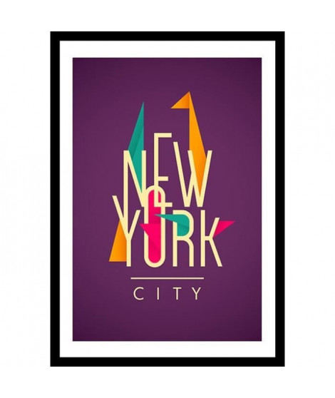 NY Affiche encadrée 40x60cm - New York City