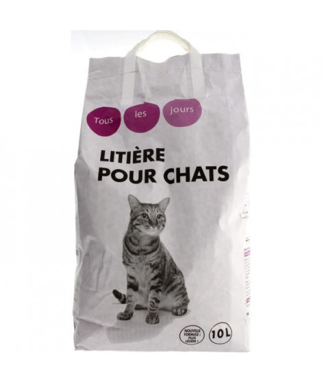 TOUS LES JOURS - Litiere  - Pour chat - 10L