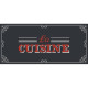COOK Tapis de cuisine 100% Vinyle - 49,5x109 cm - VIF 23396