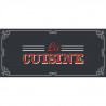 COOK Tapis de cuisine 100% Vinyle - 49,5x109 cm - VIF 23396