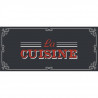 COOK Tapis de cuisine 100% Vinyle - 49,5x109 cm - VIF 23396