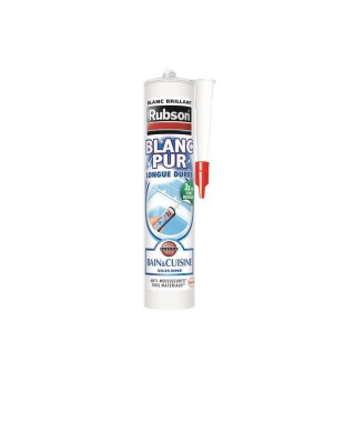 Mastic blanc brillant Bain et Cuisine - 280ml - RUBSON