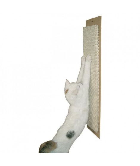 KERBL Planchette a gratter Maxi 70x17cm - Blanc - Pour chat