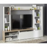 OREGON Meuble TV décor Chene et blanc - L 197cm