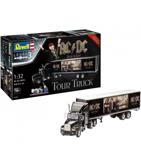 REVELL Maquette Camions Coffret cadeau AC/DC Tour truck 07453