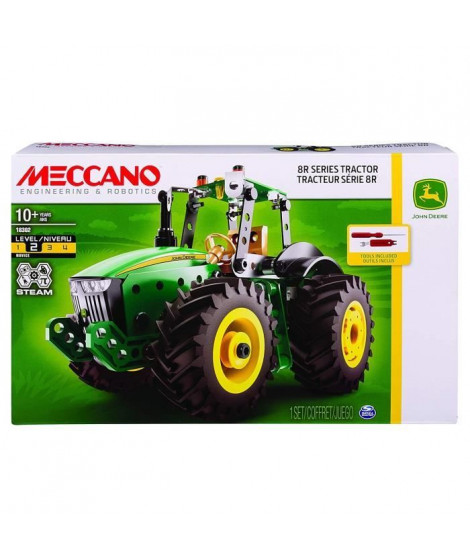 MECCANO JOHN DEERE Tracteur 8R