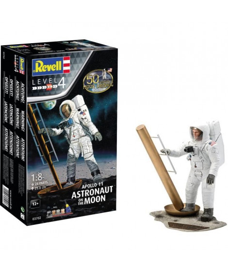REVELL Maquette Espace Apollo 11 Astronaute sur la lune 03702 Coffret cadeau