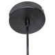 Suspension corde - H 26 cm - Noir