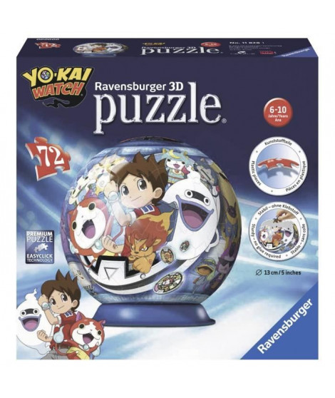 YO-KAI WATCH Puzzle 3D 72 pcs