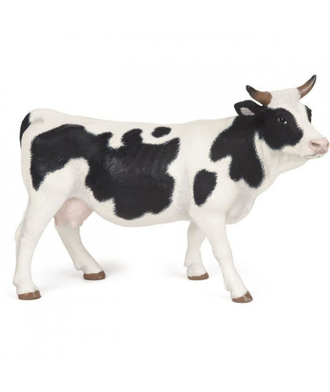PAPO Figurine Vache - Noir et blanc