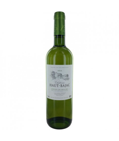 Château Haut-Bajac 2016 Côtes de Bourg - Vin blanc de Bordeaux