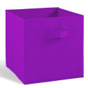 COMPO Tiroir de rangement - Tissu - 27 x 27 x 28 cm - Violet