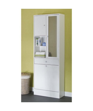 GALET Armoire de toilette L 60 cm - Blanc mat