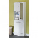 GALET Armoire de toilette L 60 cm - Blanc mat