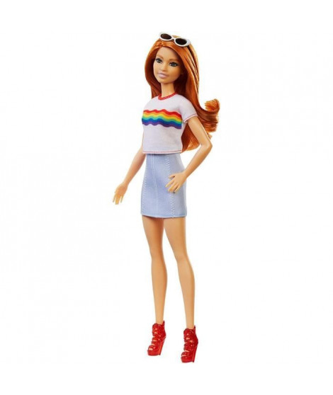 Barbie - Barbie Fashionistas Tshirt Arc-En-Ciel - 3 ans et +