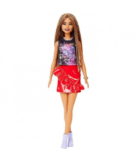 Barbie - Barbie Fashionistas Jupe Volant Rouge - 3 ans et +