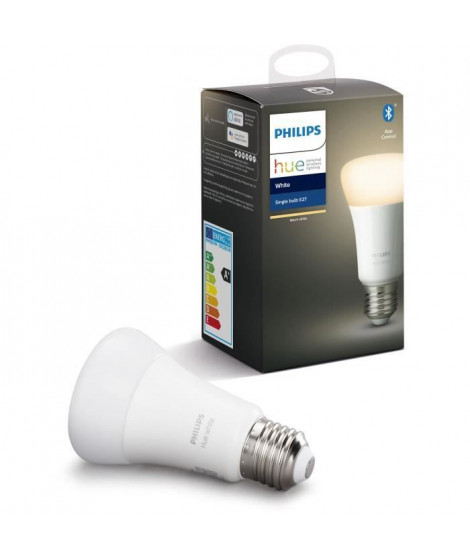 PHILIPS HUE Ampoule White - 9,5 W - E27 - Bluetooth