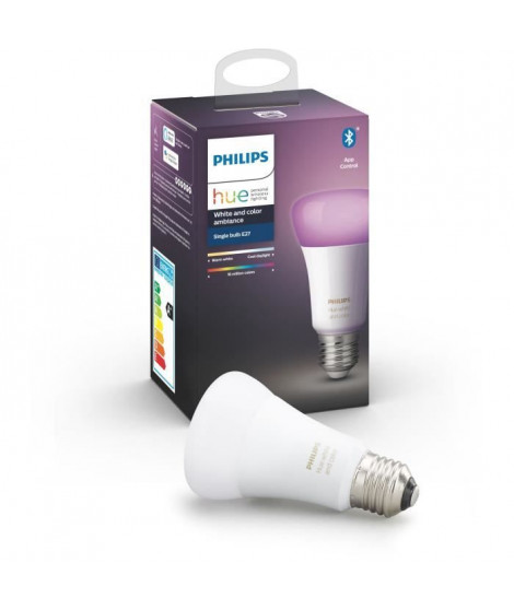 PHILIPS HUE Ampoule White & Color Ambiance - 10 W - E27 - Bluetooth