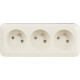 Bloc multiprise a câbler Celesta Blanc - 3 Prises 2 Pôles + terre