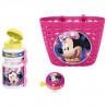 DISNEY MINNIE Combo corbeille + bidon + sonnette