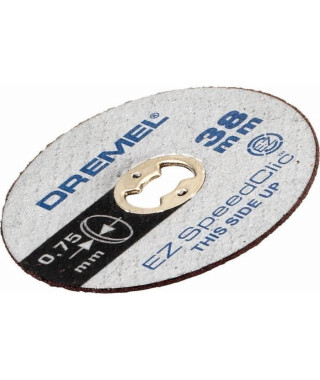 DREMEL 5 disques EZ Speedclic 38mm ép0,75mm/métaux