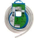 PROFIPLAST Couronne de câble 5 m HO5VVF 3G 1,5 mm2 Blanc