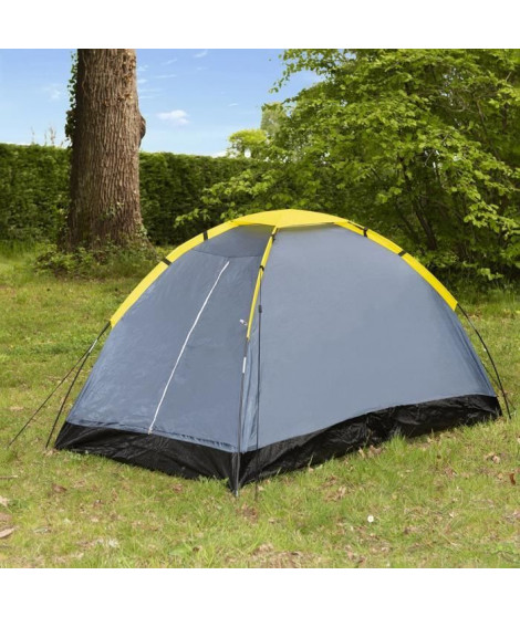 Tente de camping Dôme - 2 places - Gris