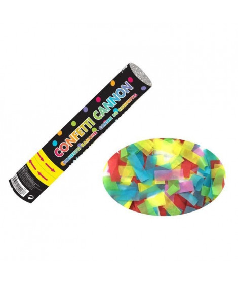 AMSCAN Canon a confettis  -24 cm - En papier Multicolore