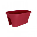 ELHO Bac de balcon Corsica Flower Bridge 60 - Fruits rouges - Extérieur & Balcon - L 29,6 x W 58 x H 24 cm