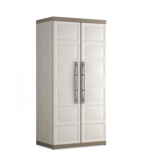 KETER Armoire Utilitaire  XL EXCELLENCE - Beige et Taupe - 89 x 54 x 182 cm