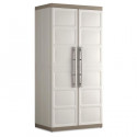 KETER Armoire Utilitaire  XL EXCELLENCE - Beige et Taupe - 89 x 54 x 182 cm