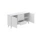 SUN Buffet contemporain blanc brillant - L 180 cm