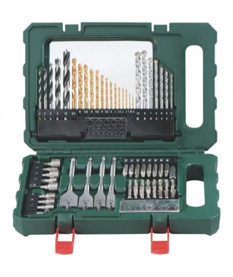 METABO Coffret d'accessoires - 86 pieces - 14 forets a métaux HSS-TIN