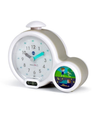 CLAESSENS KIDS Réveil enfant Kid'Sleep - Blanc et gris