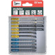 METABO Lot de 10 lames pour scies sauteuses