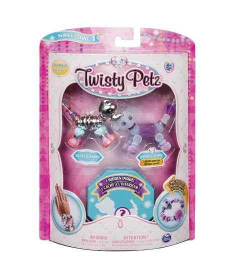 TWISTY PETZ - Pack De 3 Twisty Petz  - Modele aléatoire