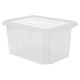 EDA PLASTIQUE Boîte de rangement Funny Box 55 L - Naturel - 57,5 x 44 x 31 cm