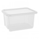 EDA PLASTIQUE Boîte de rangement Funny Box 30 L - Naturel - 44 x 36 x 25 cm