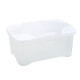 EDA PLASTIQUE Boîte de rangement Clip'Box 30 L - Naturel couvercle avec charniere - 54 x 36 x 24,5 cm