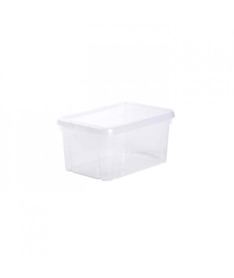 EDA PLASTIQUE Boîte de rangement Funny Box 4 L - Naturel - 25,5 x 18 x 12,7 cm