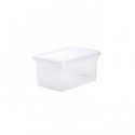 EDA PLASTIQUE Boîte de rangement Funny Box 4 L - Naturel - 25,5 x 18 x 12,7 cm